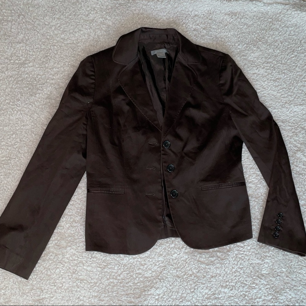 Ann Taylor Brown Blazer Jacket